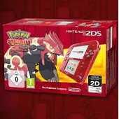 Nintendo 2DS Transparent Red + Pokémon Rubis Oméga