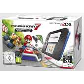 Nintendo 2DS Black & Blue + Mario Kart 7
