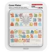 New Nintendo 3DS Cover Plate Monster Hunter 4 White