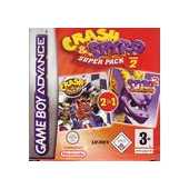 GBA 2 Jeux en 1 Crash Nitro Kart et Spyro 2 Super Pack Volume 2