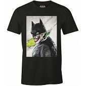 DC Comics - T-shirt XL Noir Hommes - Le Joker déguisé en Batman