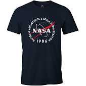 NASA - T-shirt Noir Hommes 1986 - M