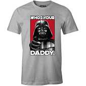 Star Wars - T-shirt Gris Hommes - Qui est ton père ? - XL