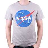 NASA Logo Grey T-Shirt XXL