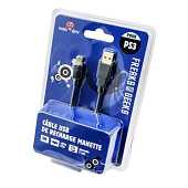 PS3 Gamepad mini USB Charging Cable 3m