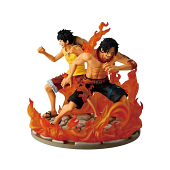 Bandai Spirits - One Piece - Portgas D. Ace & Monkey D. Luffy - Dramatic Memories Revible Moment Ichibansho Figure