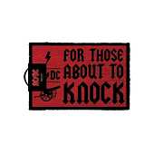 AC/DC - Tapis de porte For those about to knock
