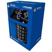 Playstation - Coffret cadeau Mug + Dessous de verre + Porte-clef