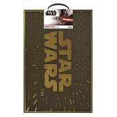 Star Wars - Tapis de porte en caoutchouc Logo de Star Wars