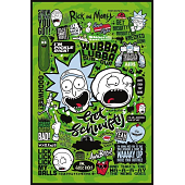 Rick & Morty - Phrases Cultes Maxi Poster