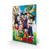 Dragon Ball Z - Des liens incassables Impression sur Bois 20 X 2