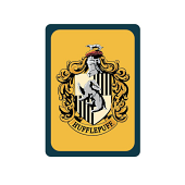 Harry Potter - Aimant métallique Blason de Poufsouffle