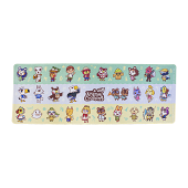 TAPIS DE BUREAU SOUS-MAIN PERSONNAGES DE NEW HORIZONS