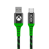 Microsoft  Licensed- Xbox  4m Micro USB Gevlochten Oplaadkabel