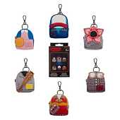 Loungefly Netflix: Stranger Things - Personnages - 10e Anniversaire - Porte-clés Charm Mini Sac à Dos Mystère - Porte-clés Collectibles