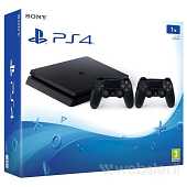 Playstation 4 Slim 1TB Black + Extra Dualshock