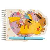 Ensemble Carnet et Stylo Bille Pokémon - Collection Fleurs