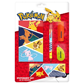 POKEMON - Set de Papeterie avec un Bloc-note - 5pc